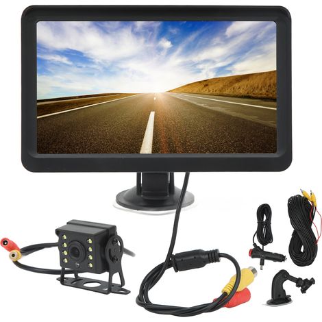 Universelles 7-Zoll-Rückfahrkamera-Set – wasserdicht, Nachtsicht, 8 LEDs – perfekt für Lieferwagen, LKWs, Wohnmobile und SUVs