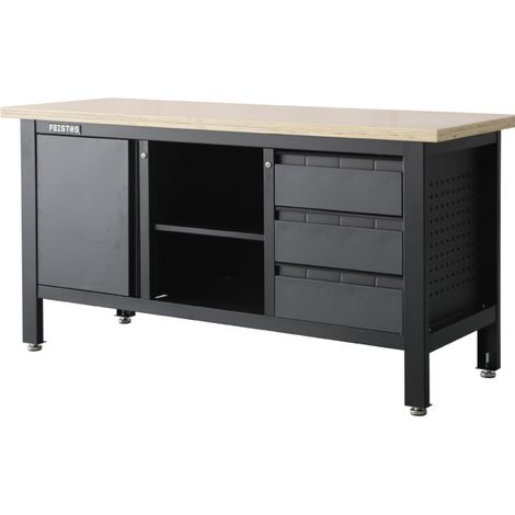Feistos Werkbank "Heros 1", 1 Schrankelement, 3 Schubladen (1/5)