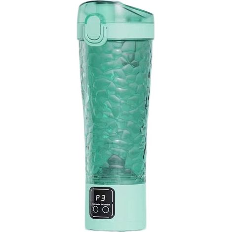 Rührbecher Sport Fitness Kaffee Protein tragbar aufladbar grün (1/5)