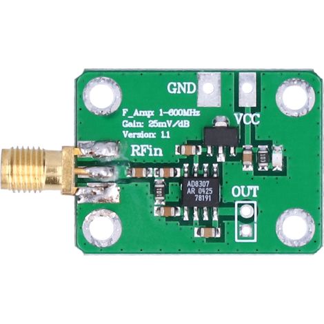 AD8307 Detector Module RF Signal Power Meter Logarithmic Detection Component 1‑600MHz (1/5)