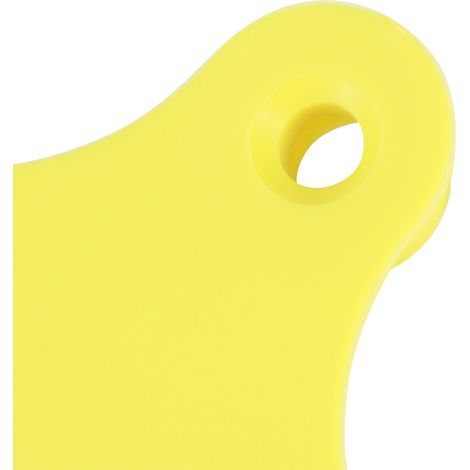 Etiquetas de identificación animal, PP blanco, amarillo, 20 unidades, 5,1 x 4,3 cm, para ganado vacuno, porcino, ovino y de granja. (1/5)