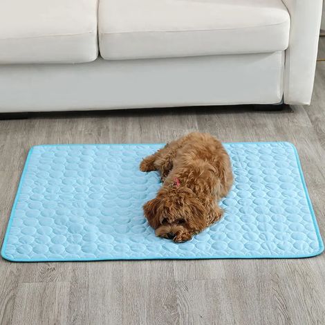 Tapis rafraîchissant pour chiens, tapis rafraîchissant antidérapant pour animaux de compagnie, tapis rafraîchissant pour chats, lit rafraîchissant pour animaux de compagnie pour une utilisation intéri (1/5)