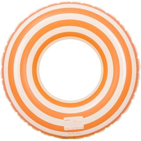 Bouée gonflable à rayures rétro, renforcée, pour adultes, pour une utilisation en piscine et à la plage en été, un article pour les loisirs de plein air.-AquaForge (1/4)