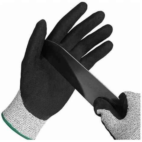 Gant Anti Coupure,Gant Huitre La Protection De Niveau 5 En Treillis Métallique En Acier inoxydable Convient Aux Gants De Travail Pour Les Huîtres (1/4)