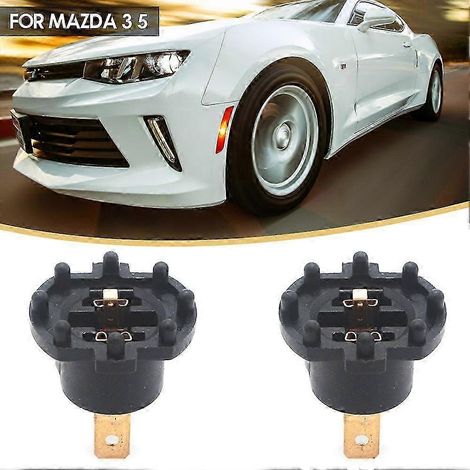 2PCS Para Mazda 3 5 323 Bases de bombillas de faros delanteros Para Mazda 2 De 3 323 Bk Bj Casquillo de faro H7 Soporte de bombilla globo Edición 0618
