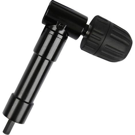 Mandrin à Angle Droit 90° Auto Serrant, Mandrin Coude de Perceuse à Dégagement Rapide Embout Visseuse Renvoi d'angle Adaptateur de Foret de Mandrin (1/5)