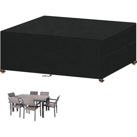 Abdeckhaube für Gartenmöbel 210x100x75cm, wasserdicht, 420D Oxford, winterfest (1/5)