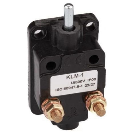 Interruptor de l铆mite 1Z de conmutaci贸n lenta, pulsador recto de pl谩stico KLM-1 A36-1000