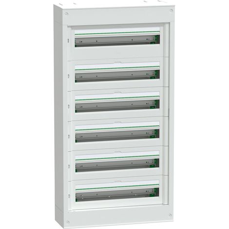 PrismaSeT S - coffret saillie plastique & métal 6 rangées 24 modules - LVSST624 (1/3)