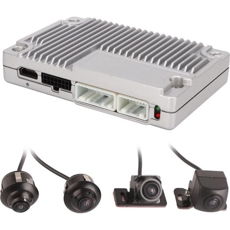 Système de Vue D'oiseau 1080P HD à 360 Degrés, Système de Caméra Surround de Voiture avec Vue Multiple 2D 3D et Surveillance du Stationnement, pour Véhicule (1/5)