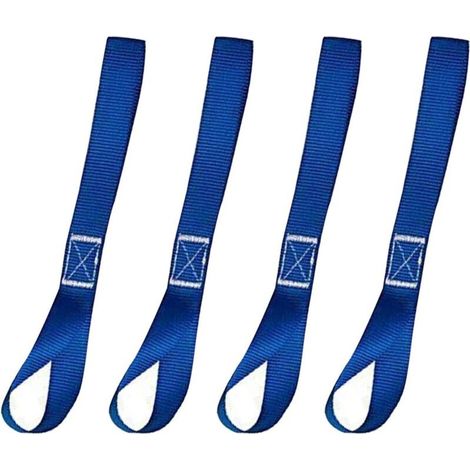 Spanngurte, Gepäckspanner, verstellbare Ratschengurte, für Motorrad, Auto, Anhänger, Gepäck, Ladung, blau, 4 Stück (1/5)