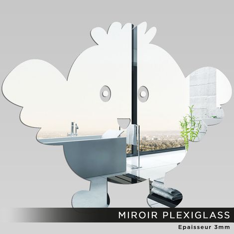 Miroir Plexiglass - Oiseau - 40x48 cm (1/2)