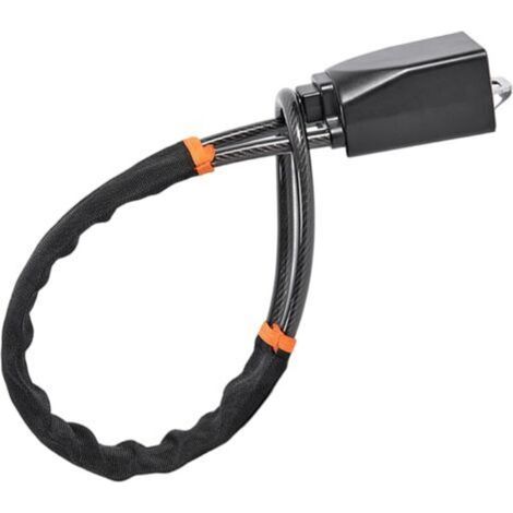 Antivol de volant de voiture – Pour protéger votre véhicule – 2 clés, noir (1/4)