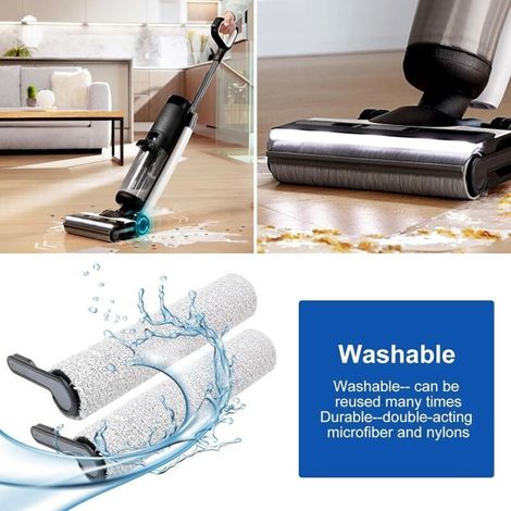 Rouleau de brosse de rechange et Filtre HEPA pour Tineco FLOOR ONE S7 PRO/FLOOR ONE S6 aspirateur humide et sec (Ce produit est uniquement compatible avec Tineco FLOOR ONE S7 PRO et S6) (1/5)