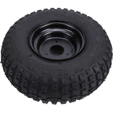 Pneu de roue de VTT 16x8-7, 3 trous, 7 pouces, tout Terrain, sans chambre à air, avec moyeu, pour UTV Quad tout-terrain, Go Kart, voiturette de Golf.