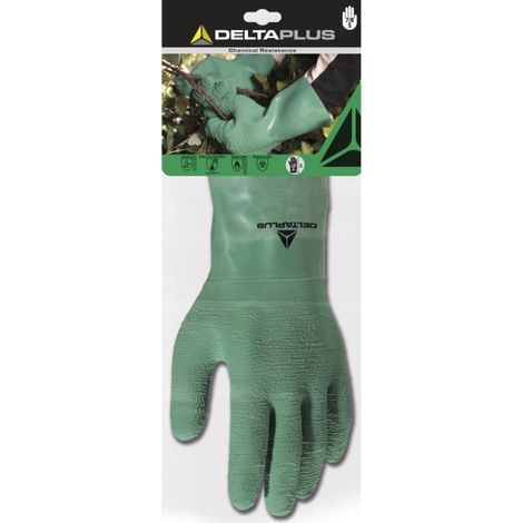 GANTS DELTA PLUS LATEX SUR SUPPORT COTON INTERLOCK - LONGUEUR : 30 CM - DPLAT5000 T9