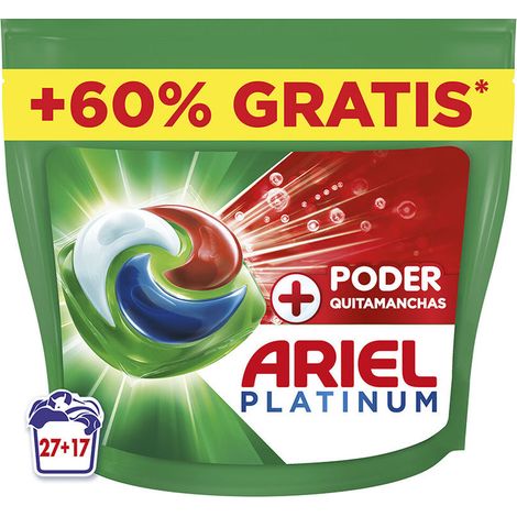 Capsule detersivo Ariel platinum extra power smacchiatore 44