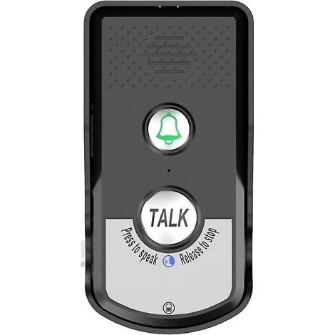 Interphone de porte sans fil longue portée 2,4 GHz avec émetteur et récepteur audio bidirectionnel (1/5)