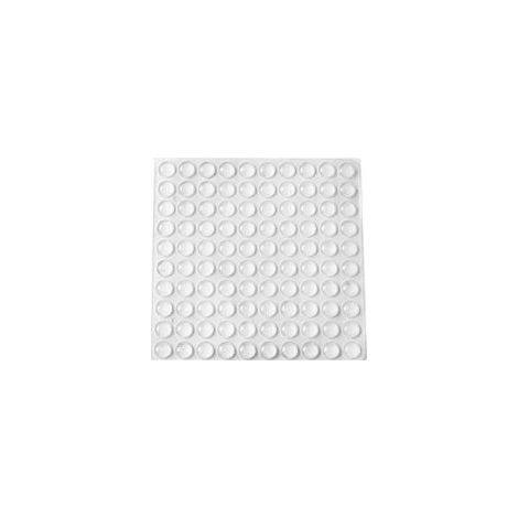 Türstopper aus Gummi, 200 Stück, Wandmontage, Türpuffer, wiederverwendbares Material, transparente, selbstklebende, stoßdämpfende Füße zum Schutz von Wänden und Möbeln (10 × 3 mm) – Crezuo