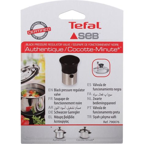 Tefal - stc-ventil schwarz authentique/cocotte minute - 790076 - 3045387900762