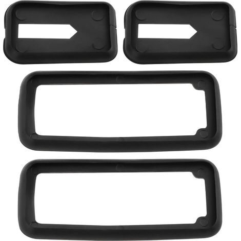 Set of 2 Pairs of Door Handle Seals Replacement Base Kit 191837209S 191837211 Compatible with VW Golf 1 2 Cabrio Scirocco 4C11 (1/5)