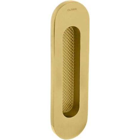 Poignée de porte coulissante Vico Tapis en laiton - D109TS (1/2)