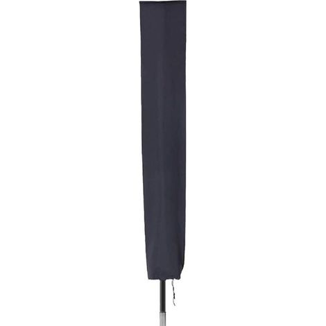 Housse de Parasol, Housse de Protection pour Parasol de Jardin, Anti-UV, Anti-Vent, Étanche, Tissu Oxford 600D Parasol Couverture de Parasol - 153 x 30 x 30 cm (noir) (1/5)