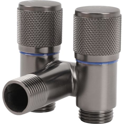 Robinet d'arrêt double 1 entrée G1/2" 2 sorties G1/2" filetage mâle pour machine à laver (1/5)
