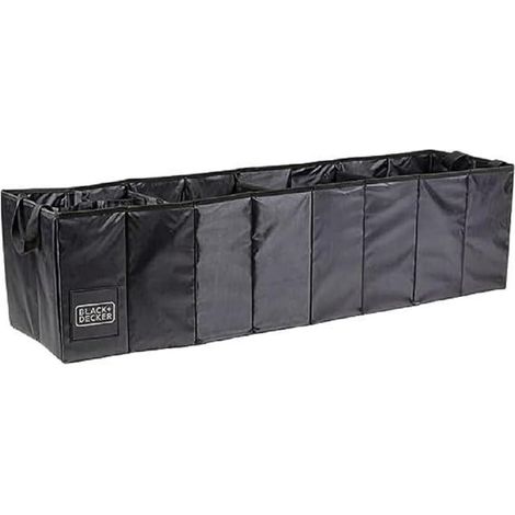 Boîte de rangement oblongue pour voiture - noire (1/5)