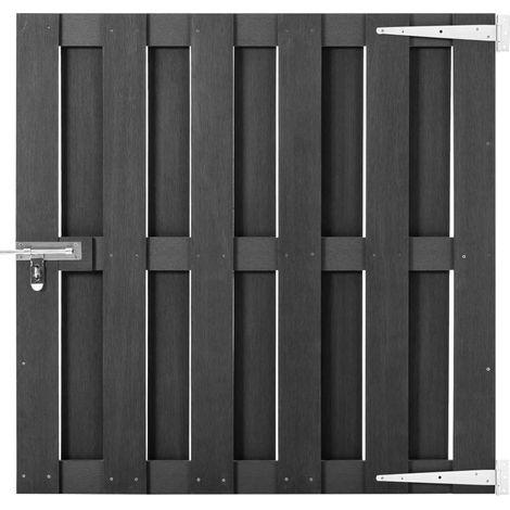 Gartentor WPC 100 x 100 cm Grau