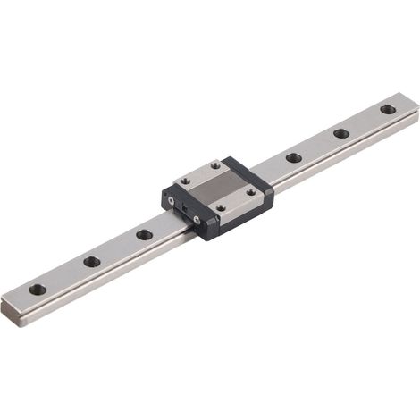 Roulement de guidage linéaire en acier, bloc coulissant, outil de guidage de 12 mm pour machine CNC MGN12200 mm (1/5)