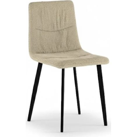 Daisy, Set di 4 sedie in tessuto easy-clean Beige (46cm X 55cm H. 87.5cm)  Duzzle (1/5)