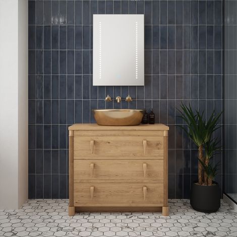 Hera Tunable LED Mirror - 500 x 700 x 57mm with Shaver Socket IP44 Rated Multi LED Points Dimmable Demister (1/5)