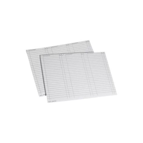 hager Beschriftungsbögen, univers Z, Stromkreistabelle, DIN A4, 10 Stück (1/2)