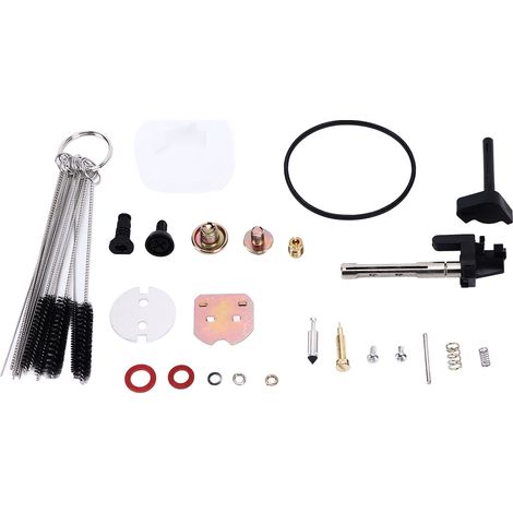 Kit de reconstruction carburateur avec brosses de nettoyage, joints caoutchouc et métal ABS, remplacement pour moteur GX390 13CV (1/5)