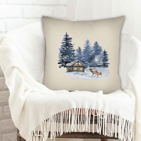 Housse de coussin résistant au lavage pour canapé lit salon chambre à coucher