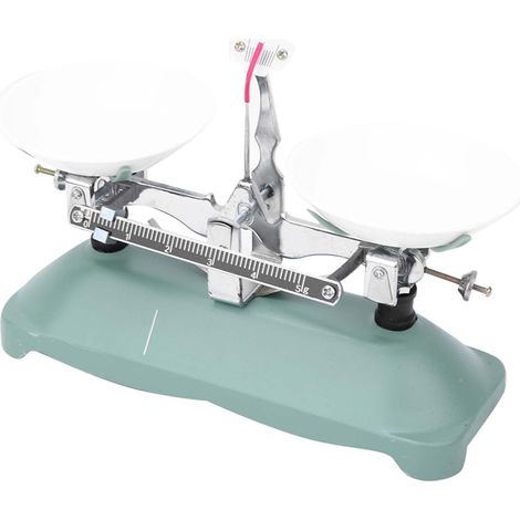 Plateau de balance mécanique avec kit de poids, accessoire pour expériences de chimie et de physique, 100 g (1/5)