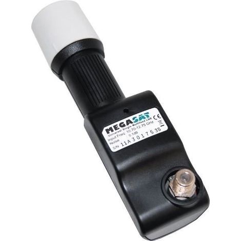 LNB Multifeed - Megasat - Single - Compact - 0,1 dB - Gain 60 dB - Résistant aux intempéries