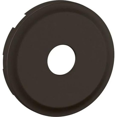 Placca di finitura Legrand Celiane Nero 6x6 cm plastica