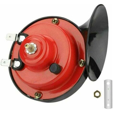 Klaxon électrique étanche 12 V ultra puissant de 300 dB, compatible avec les camions, les bateaux, les voitures et les motos. Convient également aux camions, bateaux, voitures et motos. (1/3)
