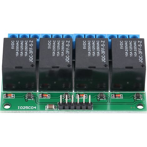 Module de relais bistable à bascule 4 canaux 5V à verrouillage automatique et déclenchement par impulsion basse. (1/5)