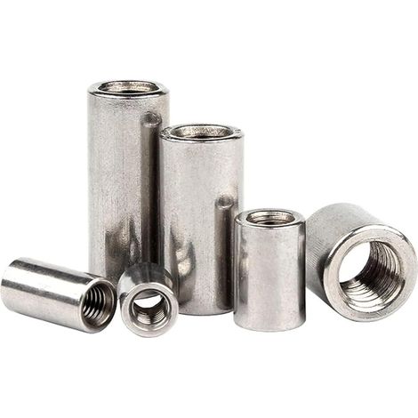 pc/2 pcs/5 pcs M3 M4 M5 M6 M8 M10 M12 M14 M16 304 Écrou à manchon (1/5)