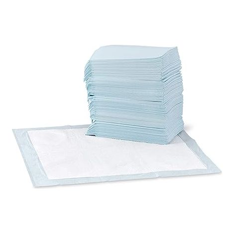 Lot de 100 alèses chien, anti-fuite, 5 couches, surface sèche rapide, taille standard, pour chiens et chiots (1/5)