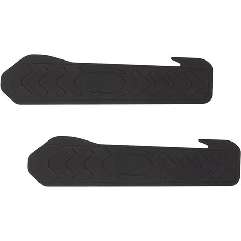 Protezione per foderi orizzontali 2 pezzi Protezione per catena per bicicletta nera Protezione per catena in silicone Tipo adesivo per biciclette, scooter, bici da strada
