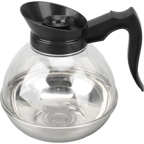 Bouilloire à café en acier inoxydable 1700 ml résistante à la chaleur, compatible avec les plaques à induction. (1/5)