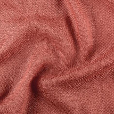 Tissu d’ameublement polylin satin Orange corail 300 cm