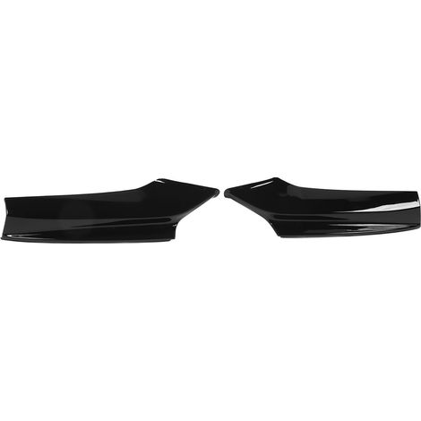 Paire de Spoiler Inférieur de Pare-Choc Avant Réduit la Résistance au Vent Déflecteur d'Angle de Pare-Choc pour Série 5 F10 F11 M Sport 2010-2016 Noir Brillant (1/5)