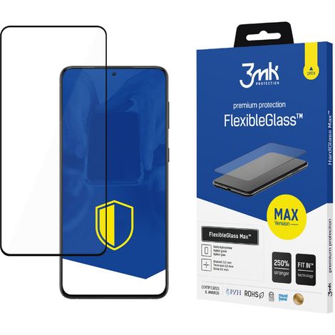 Samsung Galaxy S21 5G – 3mk FlexibleGlass Max Schwarz (1/2)