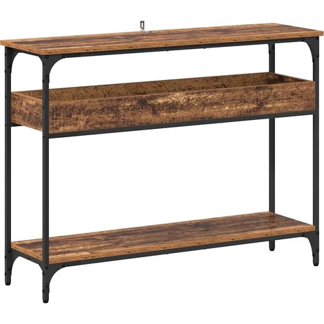 Mesa Consola Madera vieja 100 x 29 x 75 cm Madera contrachapada vidaXL