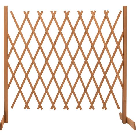 Clôture en treillis de jardin-Grillage de jardin Orange 180x100 cm Bois de sapin (1/5)